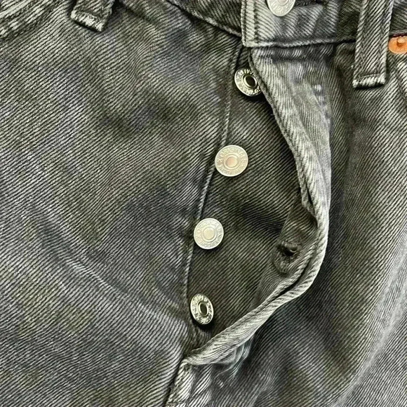 Re/Done High Rise Denim Cut Off Short Size 26 - Picture 3 of 4